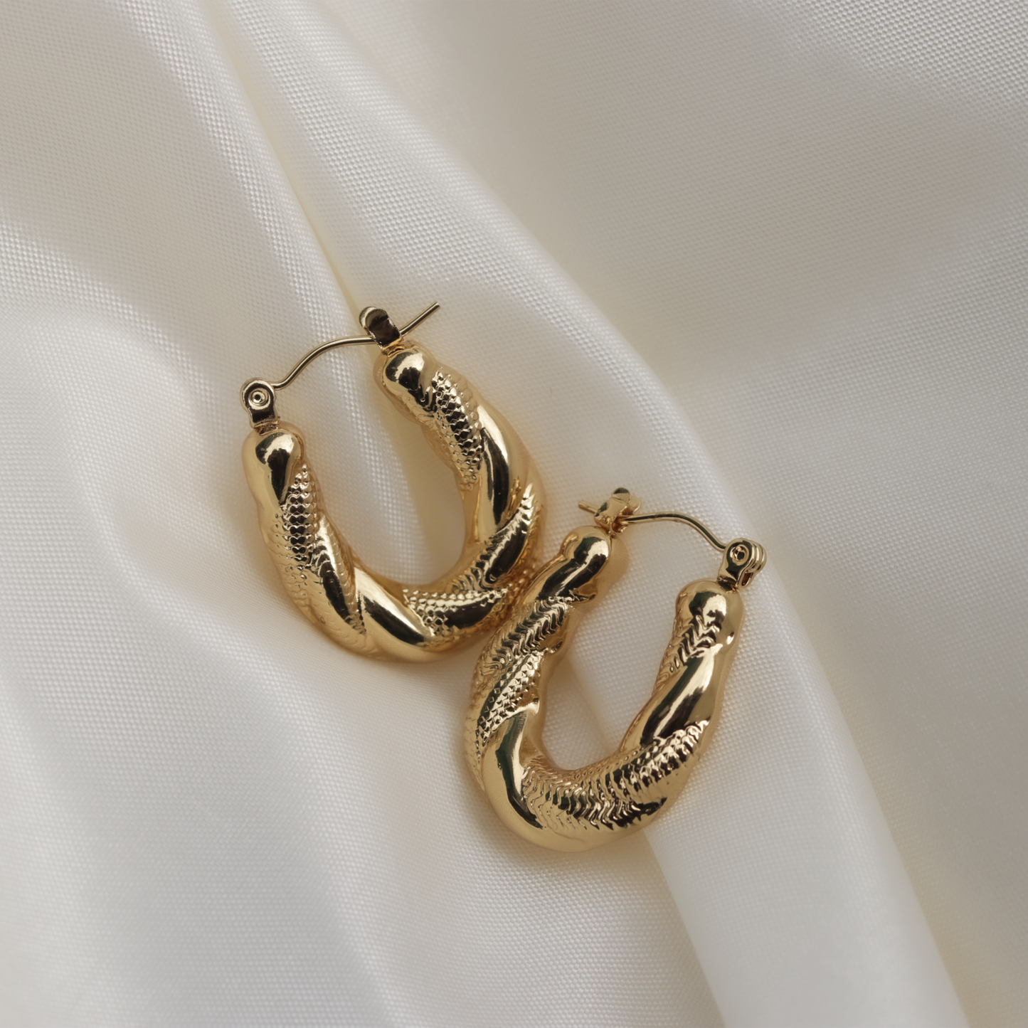 Twist Hoop Earrings