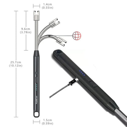 Rechargeable Electric Lighter (USB Arc) in Pakistan | Windproof | Rs. 899 - Luzura