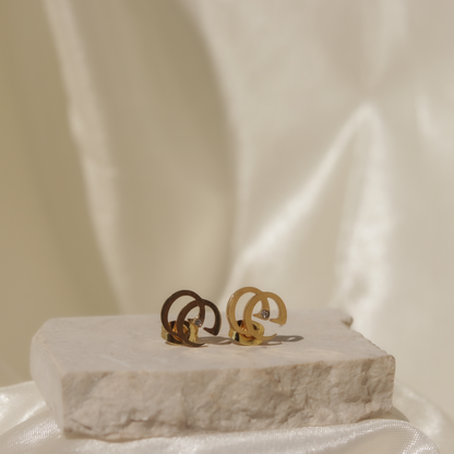 Iconic Interlocking Stud Earrings