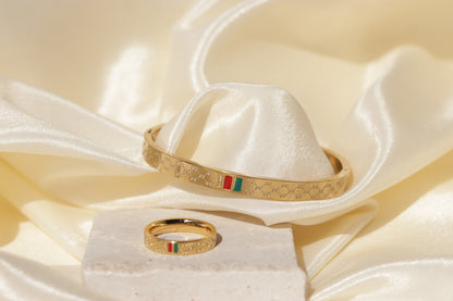 Radiant Edge Gold Handcuff