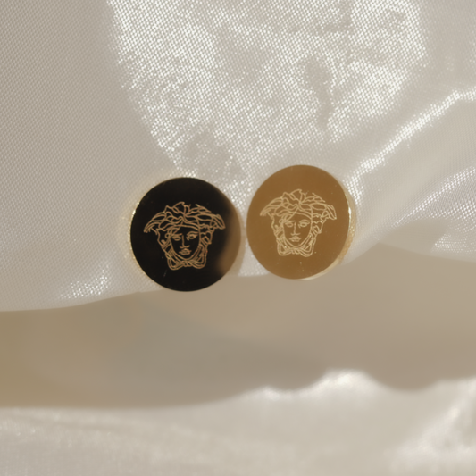 Medusa Coin Earrings