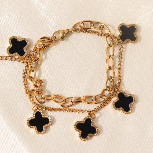 Noir Bloom Bracelet