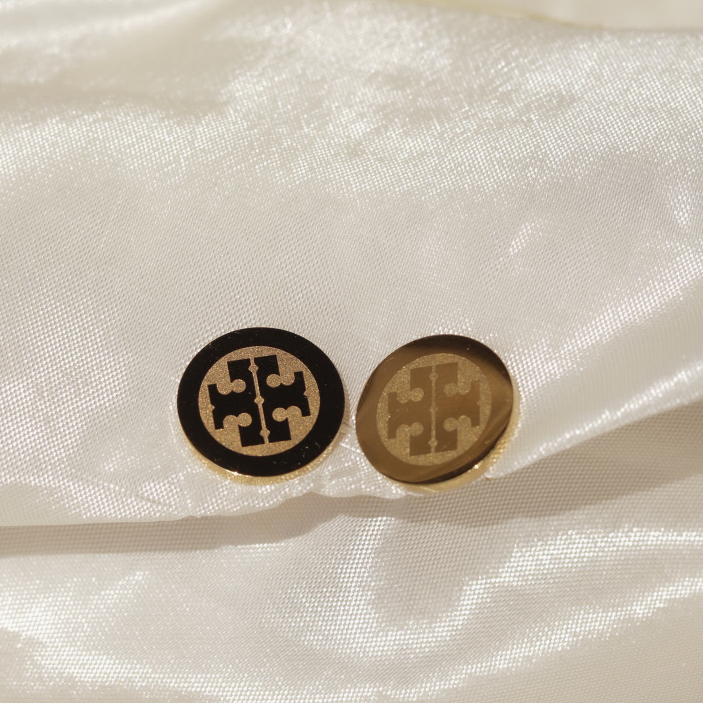 Tory Emblem Studs Earrings