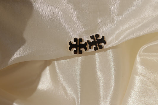 Tory Charm Stud Earrings